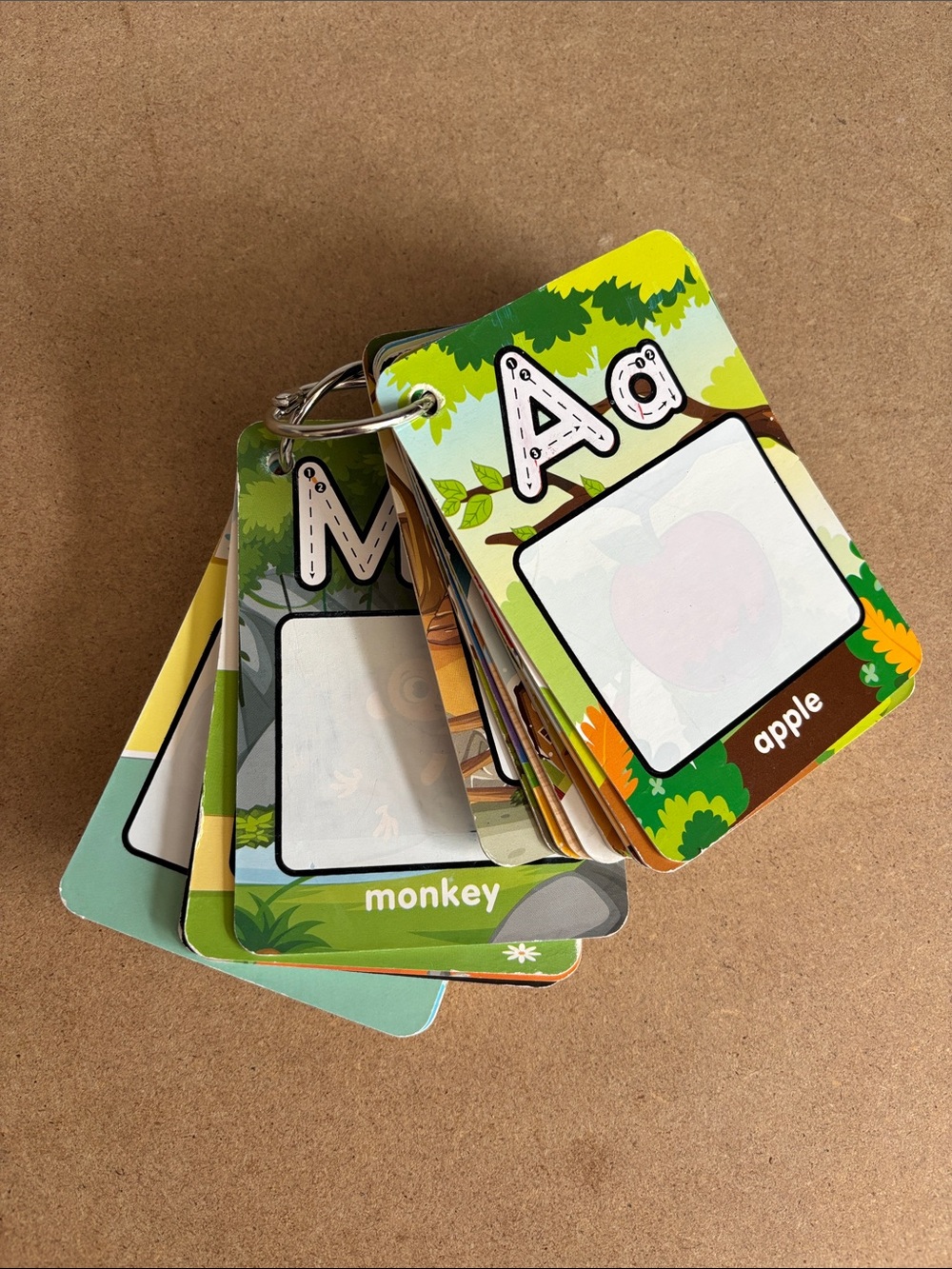 Water Coloring Alphabet Cards